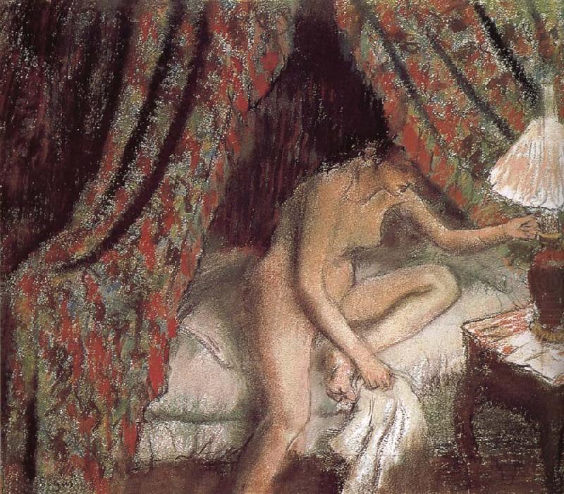Edgar Degas Go to bed china oil painting image